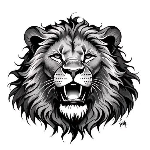 Daniel And The Lions Den tattoo design idea