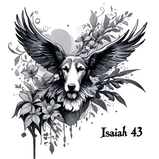 Isaiah 43 tattoo design idea