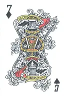 7 and 2 playing cards unsuited  tattoo design idea