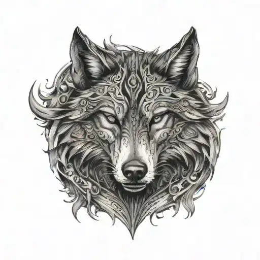 intense wolf tattoo for neck tattoo tattoo design idea