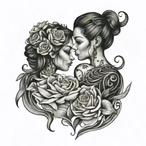 Create a tattoo that is symbolic of our friendship. We are like sisters, have known each other since 2008, we are both   tattoo design idea