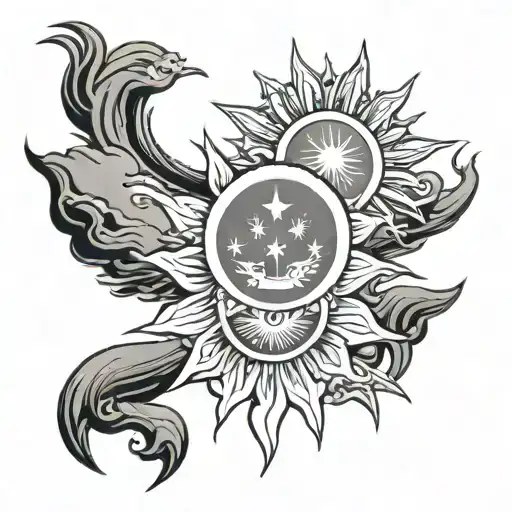 Philippines flag sun ang japanese flag sun tattoo design idea