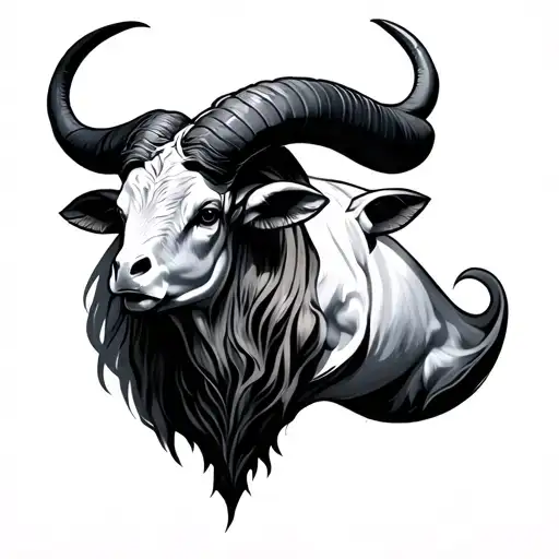 Aries Taurus Cusp tattoo design idea