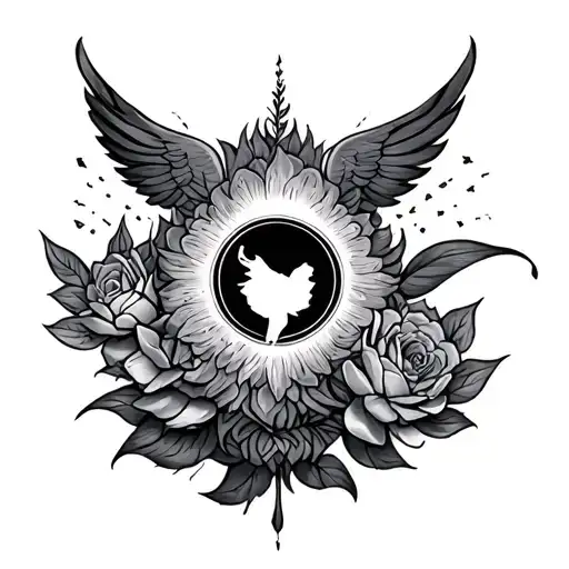 Only God's glory tattoo design idea
