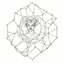 contour tattoo from photo tattoo design idea