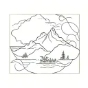 contour tattoo from photo tattoo design idea