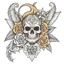 PCS Baddies 4Ever  tattoo design idea