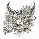 PCS Baddies 4Ever  tattoo design idea