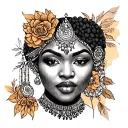 african queen tattoo design tattoo design idea