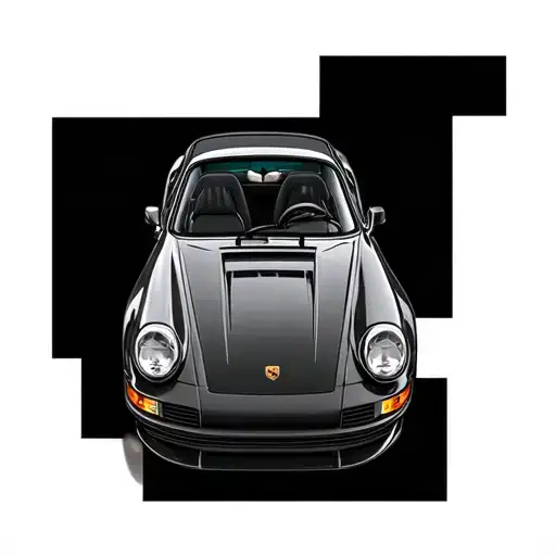 Porsche 911 tattoo design idea
