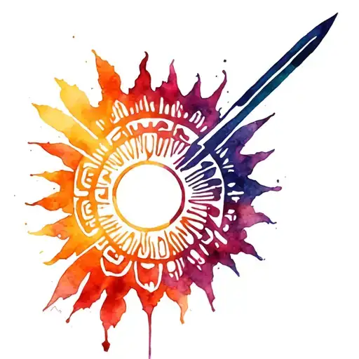 Mayan warrior tattoo design idea