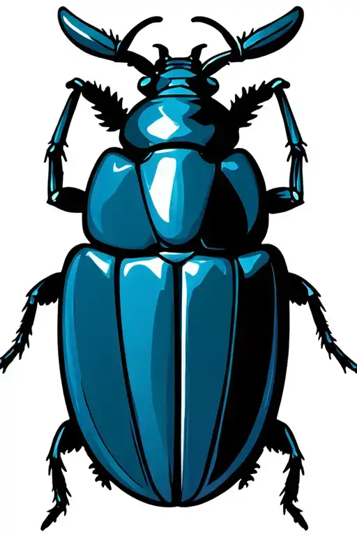 cancer sign scarab beetle tattoo design idea