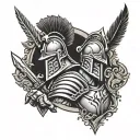 Gladiator tattoo design idea