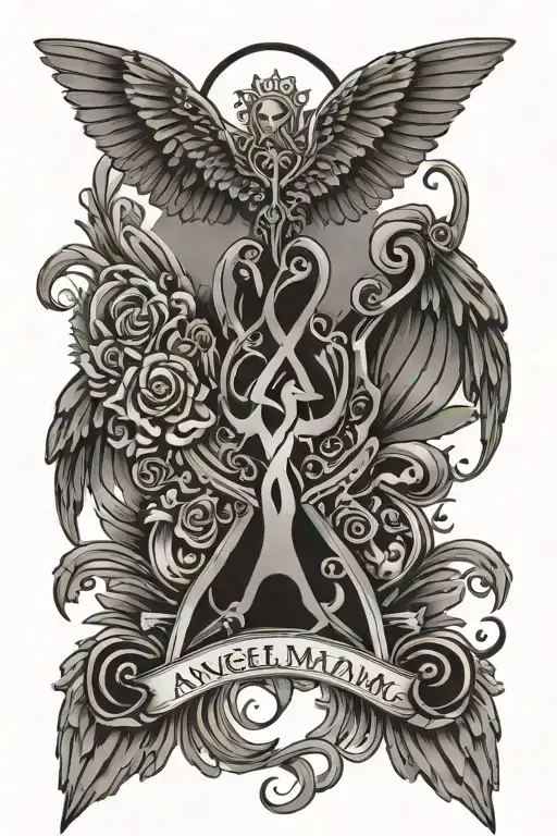 angelman syndrome logo incorporated tattoo design idea