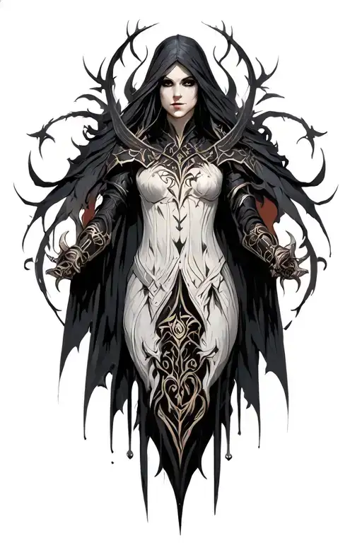 Diablo 3 video game Auriel tattoo design idea
