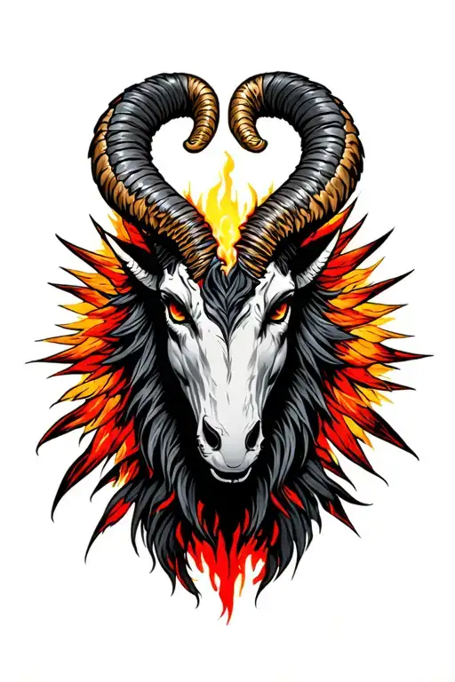 arcangel Uriel-capricorn-sworld tattoo design idea