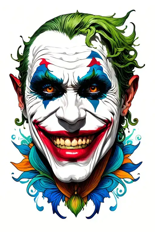 mandala design joker ,Aquarius tattoo design idea