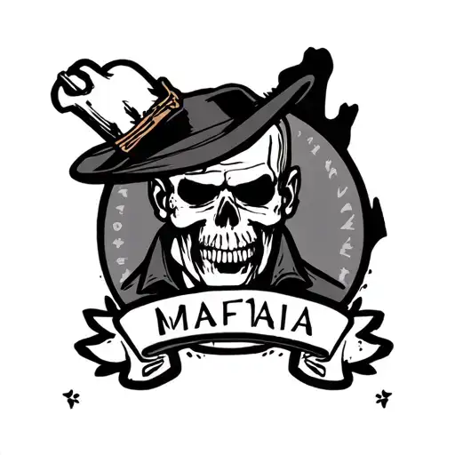 Mafia tattoo design idea