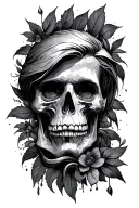 risk> regret tattoo design idea