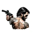 John wick Back tattoo tattoo design idea