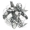 Dead Space tattoo design idea
