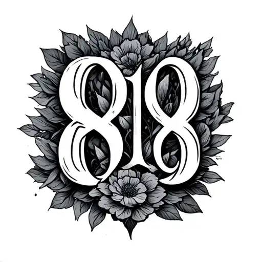 Romans 8:18 letters simple tattoo design idea