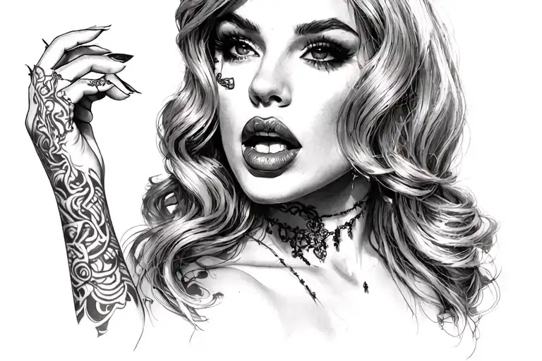 Sissy slut tattoo design idea