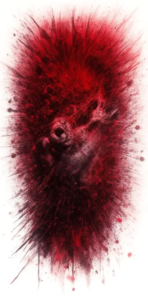 comic strip tattoo design idea