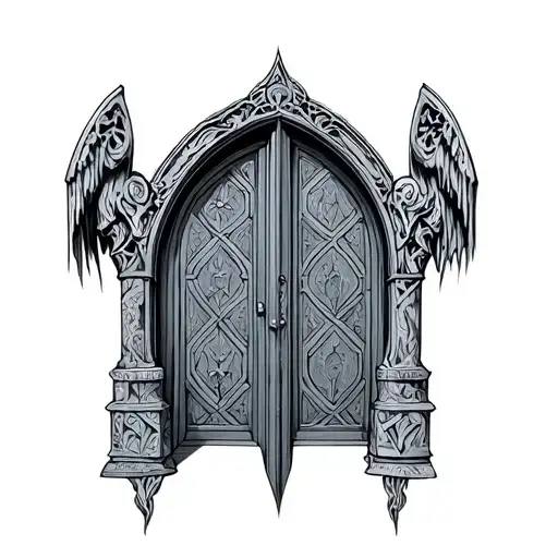 Doors Of Durin tattoo design idea