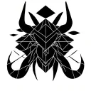 taurus and pisces  tattoo design idea