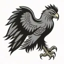 polish eagle tattoo design idea