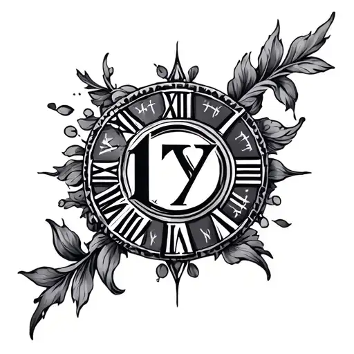 17 Roman Numeral tattoo design idea