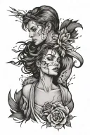 Domestic Violence tattoo design idea