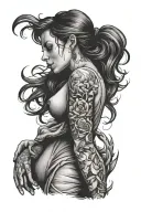 Domestic Violence tattoo design idea