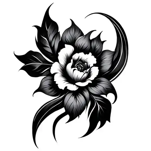Tamil Infinity Dhaya tattoo design idea