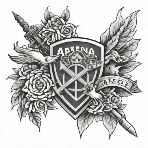 Arsenal tattoo design idea