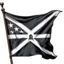 Rebel Flag tattoo design idea