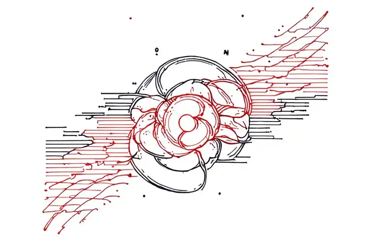 good vibes / frequencies / vibrations tattoo design idea