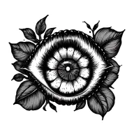 Nipple tattoo design idea
