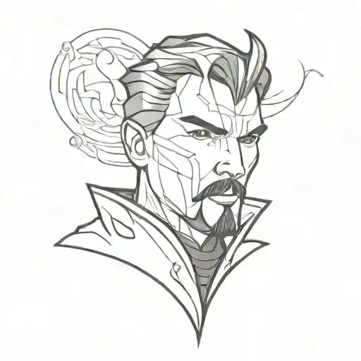 Dr. Strange tattoo tattoo design idea