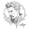 Dr. Strange tattoo tattoo design idea