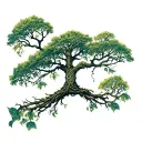 Celtic Oak Tree tattoo design idea