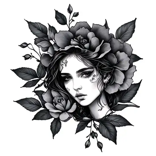 Dark Romance tattoo design idea