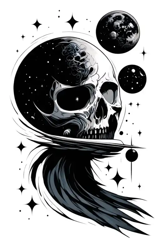 Filler Space tattoo design idea
