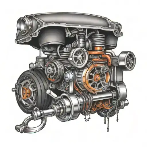 Car Parts Cartoon " Tattoo Design tattoo design idea