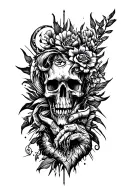 only the strong survive tattoo design idea