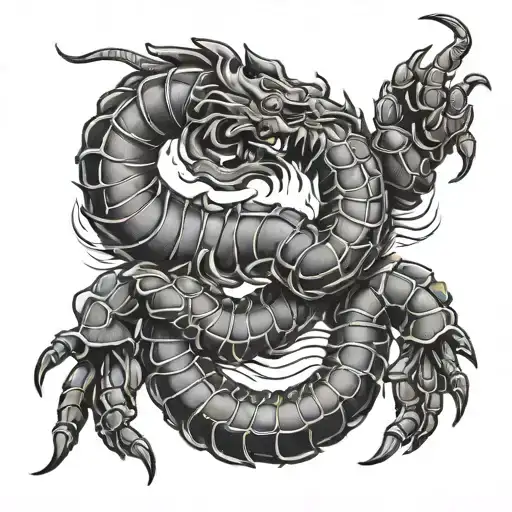 Scorpio Japanese tattoo design idea