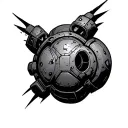 Helldivers 2 Hellbomb Code tattoo design idea