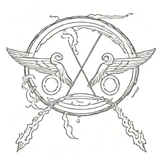 Led Zeppelin matching tattos for bestfriends tattoo design idea