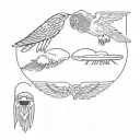 Led Zeppelin matching tattos for bestfriends tattoo design idea